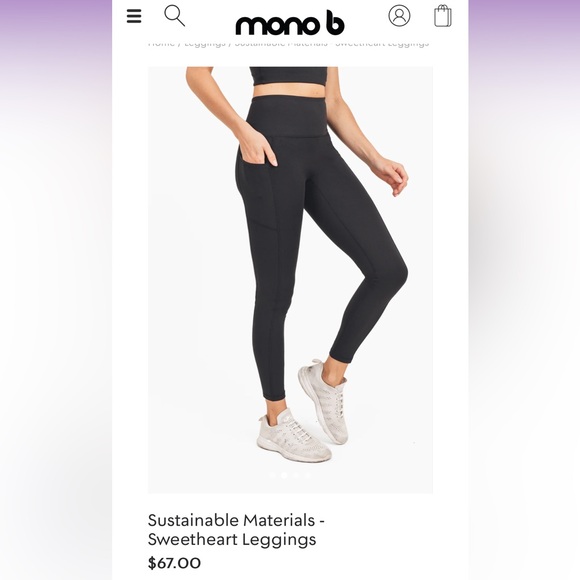 Mono b sweetheart leggings - Picture 3 of 7